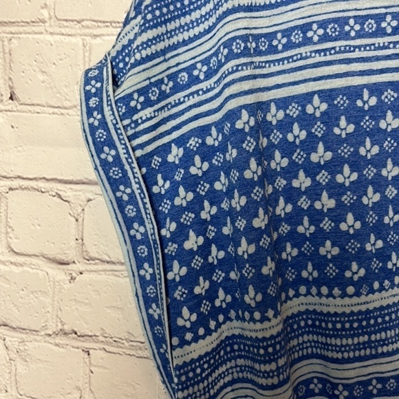 Lucky Brand Womens Printed Twist Hem Basic T-Shirt - Picture 5 of 11
